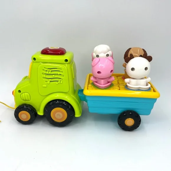 VTech Sort & Wiggle Tractor Interactive Toy - Picture 5 of 13